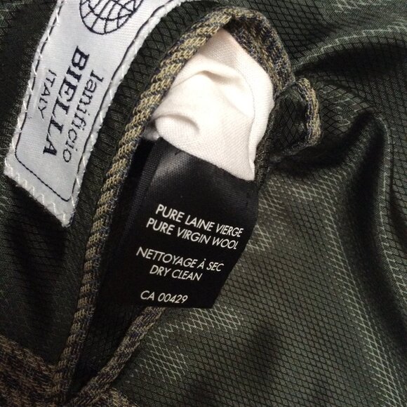 TESSUTO ITALIANO Pure Virgin Wool Blazer Sports Coat Suit Jacket 46L - Picture 6 of 8